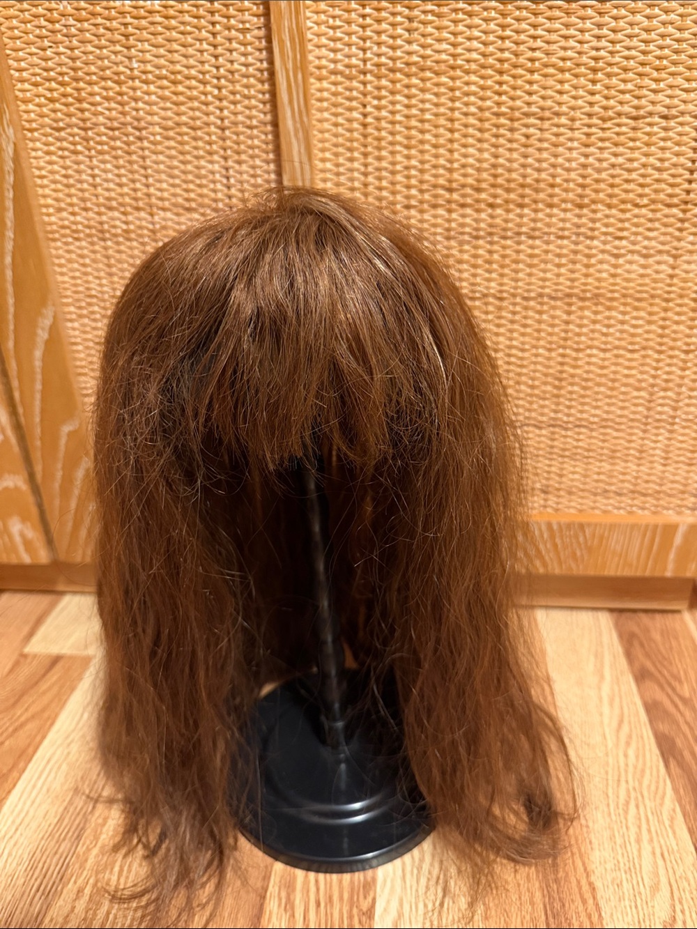 Natural Auburn Women’s Topper Soft Wavy Hair